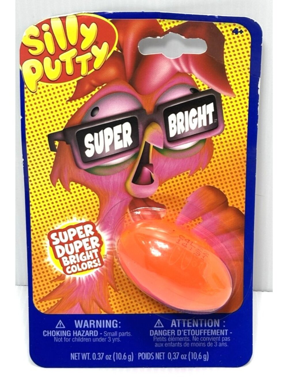 Crayola Silly Putty Super Bright Orange Neon Color Kids Toy Stress Relief Fun